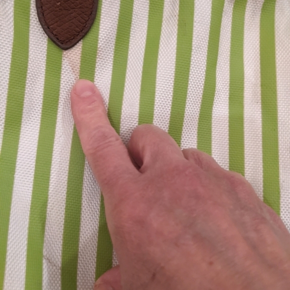 Vintage Golf bag canvas leather handle straps fairway Links - Picture 14 of 16